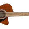 Fender FA-135CE Concert Acoustic - All-Mahogany - Walnut Fingerboard - Natural Finish -Musical Instrument Store 0971253522 gtr frt 001 rr