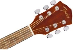 Fender FA-135CE Concert Acoustic - All-Mahogany - Walnut Fingerboard - Natural Finish -Musical Instrument Store 0971253522 gtr hdstckfrt 001 nr