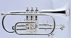 J MICHAEL SILVER PLATED CORNET