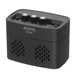 Aroma AG05BK 5W Electric Guitar Rechargeable Portable Amplifier Black