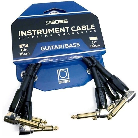 Roland BOSS Patch Cable - BICPC 6inch (3-pack) 3 Roland BOSS Patch Cable - BICPC 6inch (3-pack)