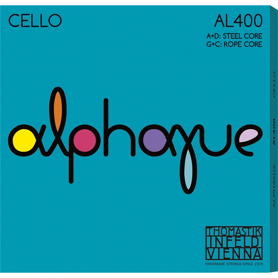 Thomastik AL400Q Alphayue Cello 1/4 Size String Set 3 Thomastik AL400Q Alphayue Cello 1/4 Size String Set