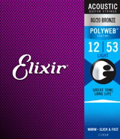 Elixir 11050 Polyweb 80/20 Light 12-53