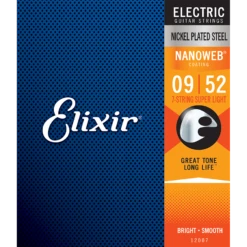 Elixir 12007 Nanoweb 7-String Electric Super Light 9-52
