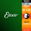 Elixir 14702 Nanoweb Bass Stainless Steel 50-105 Medium -Musical Instrument Store E14702