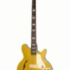 Left Handed Epiphone Jack Casady Bass In Metallic Gold -Musical Instrument Store EBJCLMGCH1 1