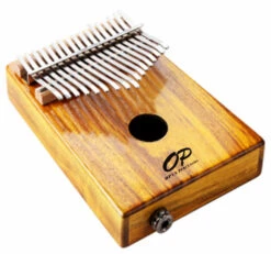 Opus Percussion 17-Key Koa Wood Kalimba With Pickup In Natural Gloss