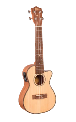 AMS 1880 UKULELE CO. 200 Series Concert Ukulele - Cutaway, Electric Acoustic