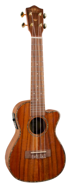 AMS 1880 UKULELE CO. 300 Series Concert Ukulele - Cutaway, Electric Acoustic