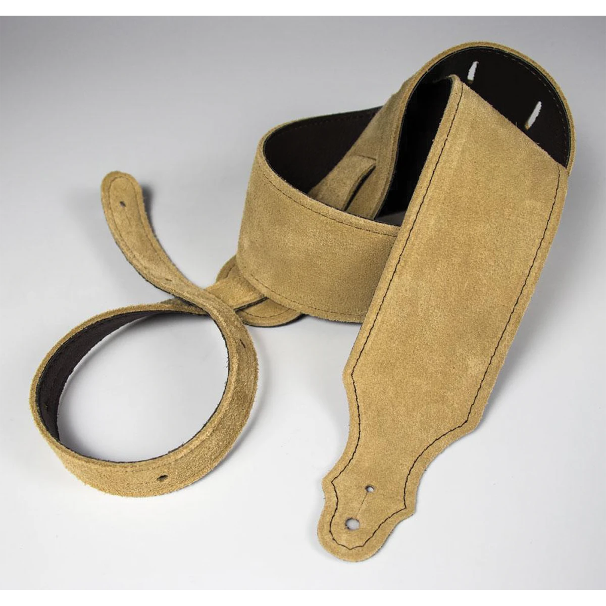 Franklin 2.5" Honey Purist Suede Strap With Buck Backing 3 Franklin 2.5" Honey Purist Suede Strap With Buck Backing