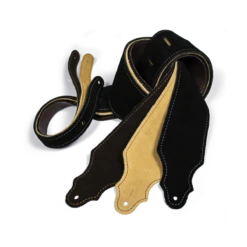 Franklin 3" Chocolate Purist Suede Strap With Buck Backing -Musical Instrument Store F3C CH G 6815d44a 3339 4361 8a3d 63155c70b464