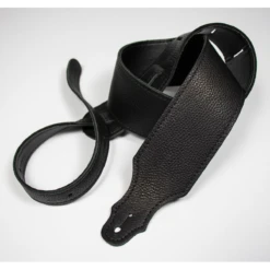 Franklin 2.5" Black Purist Leather Strap With Buck Backing