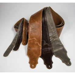 Franklin 3" Jackson Hole Chocolate Aged Leather Strap -Musical Instrument Store FSW JH CH 54b34006 d0b3 4c34 807d d113499d2ebd