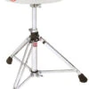 Gibraltar 6600 Series Double Braced Round Drum Throne In White Sparkle Finish -Musical Instrument Store GI6608RSW