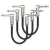 Kirlin KIP3243PN-3 Patch Cable 3-Pack RA-RA 3" -Musical Instrument Store KIP3243PN 3
