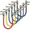 Kirlin PAN6243-1 Patch Cables Multi Colour 1Ft 6 Pack