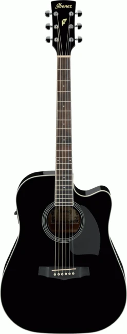 IBANEZ PF15ECE BK ACOUSTIC GUITAR