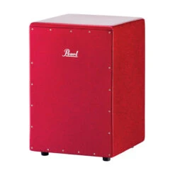 Dynamic Pearl Boom Box Cajon Artisan Red Mahogany Red Sparkle