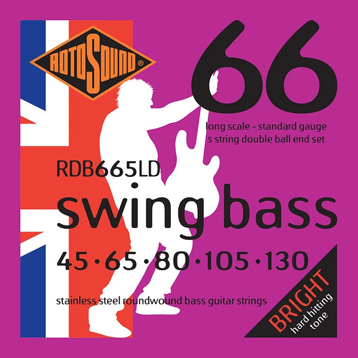Rotosound RDB665LD Swing Bass 66 Double Ball End 45-130 3 Rotosound RDB665LD Swing Bass 66 Double Ball End 45-130