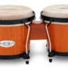 Toca 6 & 6-3/4" Synergy Series Wooden Bongos In Amber -Musical Instrument Store TOC2100AMB