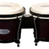 Toca 6 & 6-3/4" Synergy Series Wooden Bongos In Trans Black -Musical Instrument Store TOC2100TB
