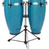 Toca 10 & 11" Synergy Series Wooden Conga Set In Bahama Blue