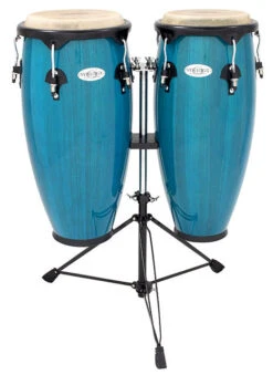 Toca 10 & 11" Synergy Series Wooden Conga Set In Bahama Blue