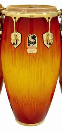 Toca LE Series 12-1/2" Wooden Tumba In Firestorm
