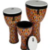 Toca Freestyle 2 Series Nesting Djembes In Kente Cloth - PK3