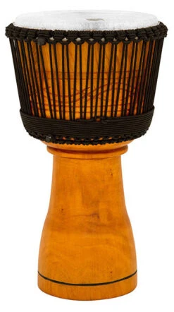 Toca Master Series Wooden Djembe 12" Synthetic Head In Natural With Bag