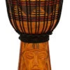 Toca Origins Series Wooden Djembe 8" Synthetic Head In Tribal Mask -Musical Instrument Store TOCTODJ8TMS