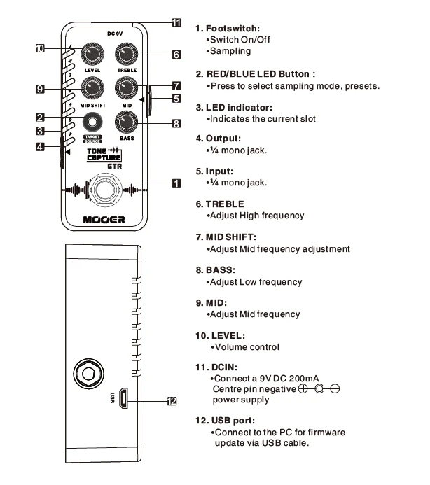 *CLEARANCE* Mooer - Tone Capture Micro Pedal 4 *CLEARANCE* Mooer - Tone Capture Micro Pedal - Image 2