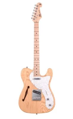 AMS SX Electric Guitar Thinline Ash Body Maple Fingerboard