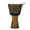 Dynamic Pearle Djembe 10 Inch Rope Zebra Grass -Musical Instrument Store zebra